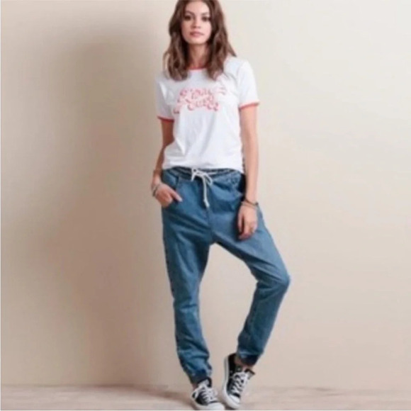 One by one teaspoon grey super trackies size 26 drop crotch EDGY FEMININE - Picture 13 of 14